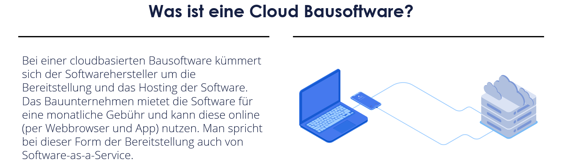 Beitragsbild - Bausoftware aus der Cloud