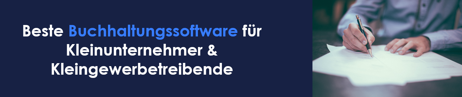 Beste Buchhaltungssoftware für Kleinbetriebe  - Beitragsbild