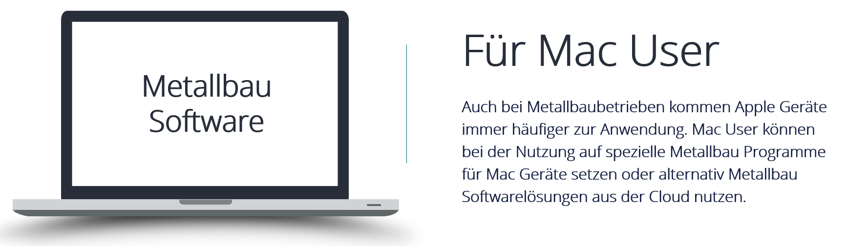 Beitragsbild Metallbau Software für Mac Nutzer
