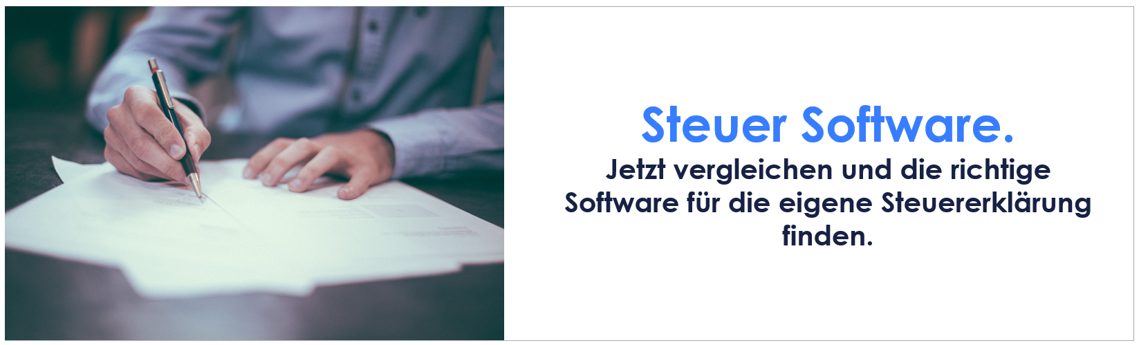 Beitragsbild - Softwarevergleich: Steuer Software