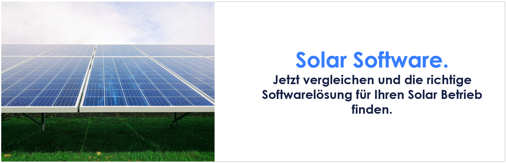 Beitragsbild - Solar Software Vergleich