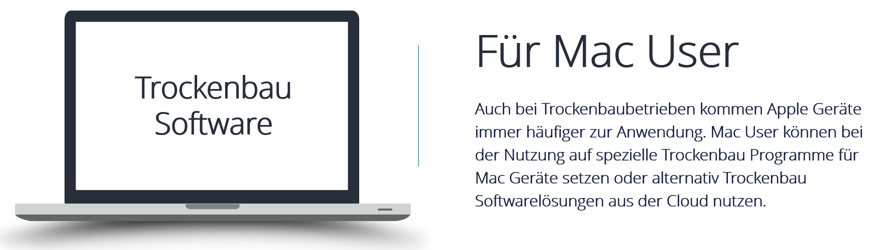 Beitragsbild Trockenbau Software für Mac Nutzer