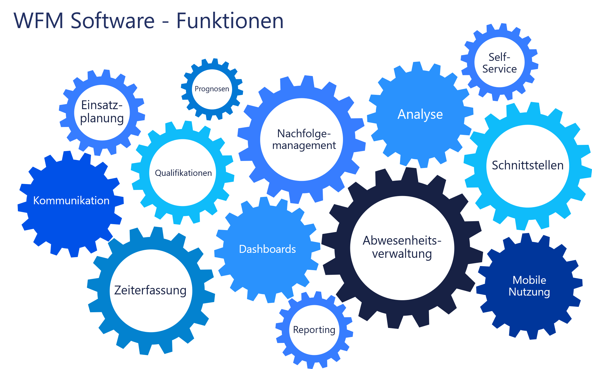 Darstellung - Wichtige Funktionen einer WFM Software